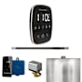 Mr Steam ButlerFlex Linear Steam Shower Control Package with TempoFlex Control and Linear Steamhead Black / Brushed Nickel
