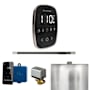 Mr Steam ButlerFlex Linear Steam Shower Control Package with TempoFlex Control and Linear Steamhead Black / Polished Nickel