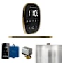 Mr Steam ButlerFlex Linear Steam Shower Control Package with TempoFlex Control and Linear Steamhead Black / Satin Brass