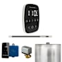 Mr Steam ButlerFlex Linear Steam Shower Control Package with TempoFlex Control and Linear Steamhead Black / White