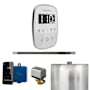 Mr Steam ButlerFlex Linear Steam Shower Control Package with TempoFlex Control and Linear Steamhead White / Brushed Nickel