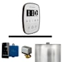 Mr Steam ButlerFlex Linear Steam Shower Control Package with TempoFlex Control and Linear Steamhead White / Oil-Rubbed Bronze