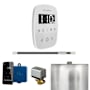 Mr Steam ButlerFlex Linear Steam Shower Control Package with TempoFlex Control and Linear Steamhead White / White