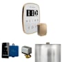 Mr Steam ButlerFlex Steam Shower Control Package with TempoFlex Control and Steamhead White / Brushed Bronze
