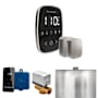 Mr Steam ButlerFlex Max Steam Shower Control Package with TempoFlex Control and Steamhead Black / Brushed Nickel