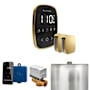 Mr Steam ButlerFlex Max Steam Shower Control Package with TempoFlex Control and Steamhead Black / Polished Brass
