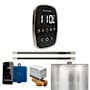 Mr Steam Butler Flex Max Linear Package Steam Shower Control Package with Tempoflex Control and Linear Steamhead Black / Polished Nickel