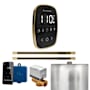 Mr Steam Butler Flex Max Linear Package Steam Shower Control Package with Tempoflex Control and Linear Steamhead Black / Satin Brass
