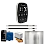 Mr Steam Butler Flex Max Linear Package Steam Shower Control Package with Tempoflex Control and Linear Steamhead Black / White