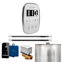 Mr Steam Butler Flex Max Linear Package Steam Shower Control Package with Tempoflex Control and Linear Steamhead White / Polished Chrome
