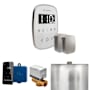 Mr Steam ButlerFlex Max Steam Shower Control Package with TempoFlex Control and Steamhead White / Brushed Nickel