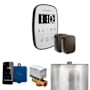 Mr Steam ButlerFlex Max Steam Shower Control Package with TempoFlex Control and Steamhead White / Oil-Rubbed Bronze