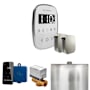 Mr Steam ButlerFlex Max Steam Shower Control Package with TempoFlex Control and Steamhead White / Polished Chrome