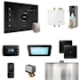 Mr Steam Bliss Steam Shower Control Package with iSteamX Control and Steamhead Black / Brushed Nickel