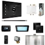 Mr Steam Bliss Linear Package Steam Shower Control Package with Isteamx Control and Linear Steamhead Black / Brushed Nickel
