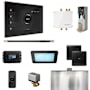 Mr Steam Bliss Linear Package Steam Shower Control Package with Isteamx Control and Linear Steamhead Black / Polished Nickel