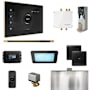 Mr Steam Bliss Linear Package Steam Shower Control Package with Isteamx Control and Linear Steamhead Black / Satin Brass