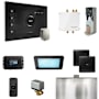 Mr Steam Bliss Steam Shower Control Package with iSteamX Control and Steamhead Black / Polished Chrome