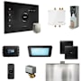 Mr Steam Bliss Steam Shower Control Package with iSteamX Control and Steamhead Black / Polished Nickel