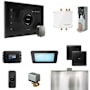 Mr Steam Bliss Package Steam Shower Control Package with Isteamx Control and Steamhead Black / Satin Steel