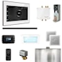 Mr Steam Bliss Linear Package Steam Shower Control Package with Isteamx Control and Linear Steamhead White / Oil-Rubbed Bronze