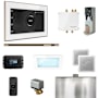 Mr Steam Bliss Linear Package Steam Shower Control Package with Isteamx Control and Linear Steamhead White / Polished Gold