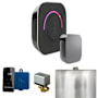 Mr Steam Butler Touch Package Steam Shower Control Package with Tempotouch Control and Steamhead Brilliant Black