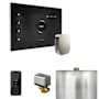 Mr Steam Xbutler Package Steam Shower Control Package with Isteamx Control and Steamhead Black / Polished Chrome