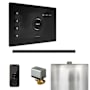Mr Steam XButler Linear Steam Shower Control Package with iSteamX Control and Linear Steamhead Black / Matte Black