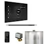 Mr Steam XButler Linear Steam Shower Control Package with iSteamX Control and Linear Steamhead Black / Polished Chrome