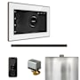Mr Steam XButler Linear Steam Shower Control Package with iSteamX Control and Linear Steamhead White / Oil-Rubbed Bronze