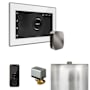 Mr Steam Xbutler Package Steam Shower Control Package with Isteamx Control and Steamhead White / Brilliant Black