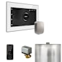 Mr Steam Xbutler Package Steam Shower Control Package with Isteamx Control and Steamhead White / Brushed Nickel
