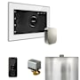 Mr Steam Xbutler Package Steam Shower Control Package with Isteamx Control and Steamhead White / Polished Chrome