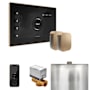 Mr Steam Xbutler Max Package Steam Shower Control Package with Isteamx Control and Steamhead Black / Brushed Bronze