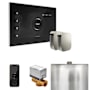 Mr Steam Xbutler Max Package Steam Shower Control Package with Isteamx Control and Steamhead Black / Polished Chrome