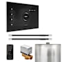 Mr Steam Xbutler Max Linear Package Steam Shower Control Package with Isteamx Control and Linear Steamhead Black / Polished Chrome