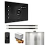 Mr Steam Xbutler Max Linear Package Steam Shower Control Package with Isteamx Control and Linear Steamhead Black / Polished Nickel