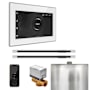 Mr Steam Xbutler Max Linear Package Steam Shower Control Package with Isteamx Control and Linear Steamhead White / Polished Chrome