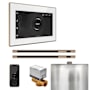 Mr Steam Xbutler Max Linear Package Steam Shower Control Package with Isteamx Control and Linear Steamhead White / Polished Gold