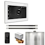 Mr Steam Xbutler Max Linear Package Steam Shower Control Package with Isteamx Control and Linear Steamhead White / Polished Nickel
