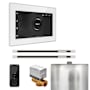 Mr Steam Xbutler Max Linear Package Steam Shower Control Package with Isteamx Control and Linear Steamhead White / White