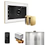 Mr Steam Xbutler Max Package Steam Shower Control Package with Isteamx Control and Steamhead White / Polished Brass