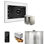 Mr Steam Xbutler Max Package Steam Shower Control Package with Isteamx Control and Steamhead White / Polished Chrome