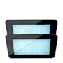 Mr Steam Therapy Chroma Light with 12.62 in. LED Clusters (2-Pack) Black