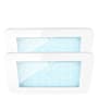 Mr Steam Therapy Chroma Light with 12.62 in. LED Clusters (2-Pack) White