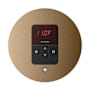 Mr Steam Itempo Round Steam Shower Control and Steamhead Brushed Bronze