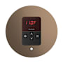 Mr Steam Itempo Round Steam Shower Control and Steamhead Nouveau Bronze