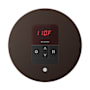 Mr Steam Itempo Round Steam Shower Control and Steamhead Oil-Rubbed Bronze