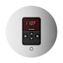 Mr Steam Itempo Round Steam Shower Control and Steamhead Polished Chrome